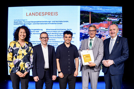 Die Preisverleihung des Sächsischen Landespreis »Stadtquartier mit Zukunft« fand am 06. Juni in Dresden statt. Foto: André Wirsig