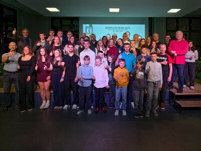 Fast 100 Aktive waren zur Sportlerehrung der Stadt Flöha dabei. Foto: Stadtverwaltung Flöha / Erik Frank Hoffmann