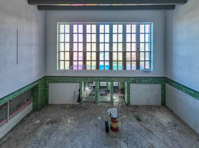 Die Bahnhofshalle wurde im Zuge der EFRE-NISE-Förderung umfangreich saniert. Foto: Stadtverwaltung Flöha/ Erik Frank Hoffmann